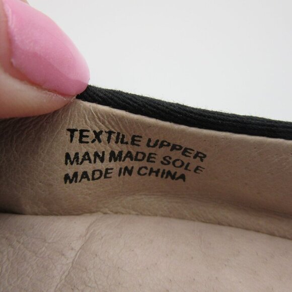 Joe's Jeans Black Flats Women's 6 Slip-on Pointed Toe Business - Picture 5 of 8